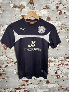 Official Puma Leicester City Training Shirt Size YL Youth Large 30/32 Bobbled - Picture 1 of 8