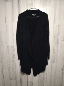 BAREFOOT DREAMS Bamboo Chic Lite Calypso Wickel Cardigan Pullover 436 Schwarz S/M - Bild 1 von 6