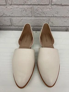 Adrienne Vittadini Latka Women Cream Slip-On Closed Toe Loafers Flats Size 10 - Picture 1 of 11