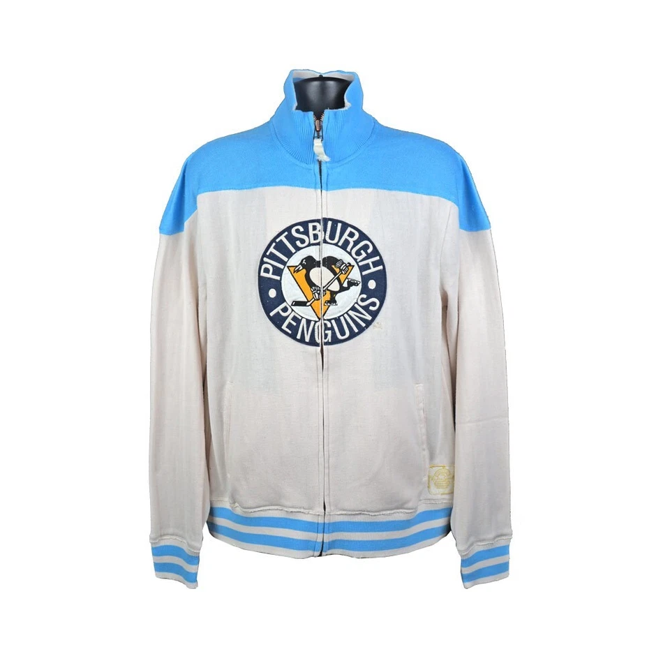 Pittsburgh Penguins Reebok NHL Vintage Full-Zip Track Jacket - Image 1 of 1