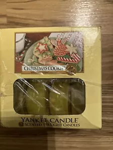 Yankee Candle 12 Scented Tea Light T/L Box Candles Christmas Cookie - Picture 1 of 1