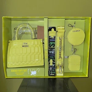 STEVE MADDEN Limited Edition Lemon Bniko Gift Set Cross Body Handbag BRAT - Picture 1 of 5
