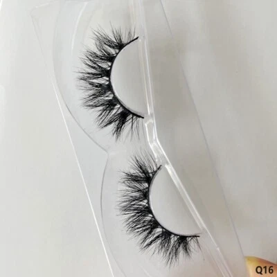 Natural Fashion Handmade Real Mink 3D False Eyelashes Thick Long Lashes USA SELL - Image 1 of 4