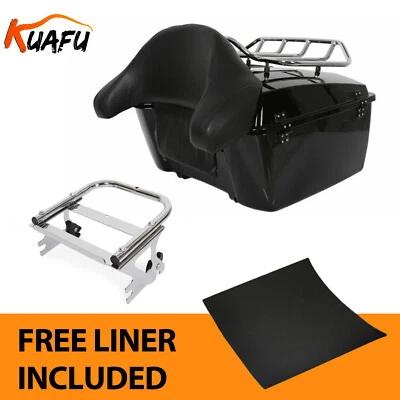 13.7" King Trunk Pack For Harley Davidson Touring Road Electra Glide 1997-2008 - Image 1 of 4