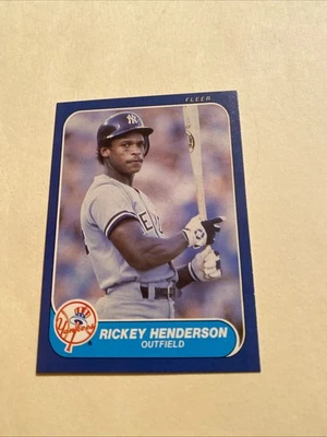 1986 Fleer — Рики Хендерсон No108 - Изображение 1 из 2