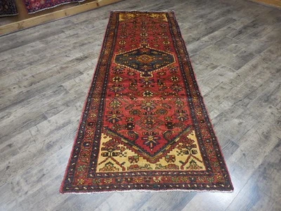 Authentic Vintage Turkish Rug,Geometric Adana Turkish Rug 3.3x9 Ft - Image 1 of 4