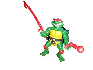 1991 Teenage Mutant Ninja Turtles TMNT Talkin' Raphael Figure Incomplete - Picture 1 of 1