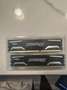 2- BALLISTIX SPORT 8GB DDR3-1600 PC3-12800 DIMM BLS8G3D1609DS1S00.16FND B7-1(4) - Picture 1 of 2