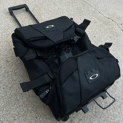 Oakley Gorpcore Field Gear Tactical Rolling Bag Suitcase Luggage - Image 1 of 4