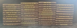 Louis L'Amour Collection Bantam Leatherette Hardcover Book Lot If 40 - Foto 1 di 21