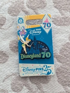 Disney Resort Disneyland 70th Anniversary - Tinker Bell 2025 Disney Rewards Pin - Picture 1 of 1