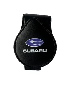 Subaru Sunglass Holder Vehicle Accessory Clip Magnetic Auto Part Storage Black - Picture 1 of 9