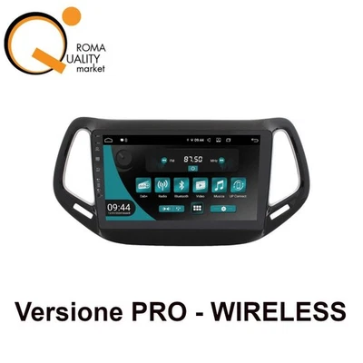 Jfsound JF-031JC-UP PRO autoradio car tablet 10" fit JEEP COMPASS 16-20 Android - Immagine 1 di 4