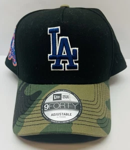 9forty MLB 75th World Series LA Dodgers New Era Cooperstown Snapback Camo Mütze - Bild 1 von 9