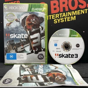 Skate 3 W.Manual Microsoft Xbox 360 PAL LIKE NEW TESTED FREE TRACKED POSTAGE - Picture 1 of 12