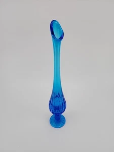 14" blaue geschwungene Vase - Bild 1 von 5