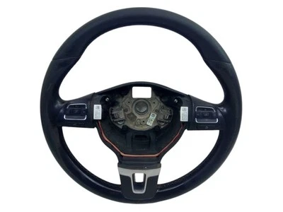 Lenkrad Leder Schwarz Multifunktion passt für VW  GOLF PLUS (521, 5M1) FACELIFT - Bild 1 von 4