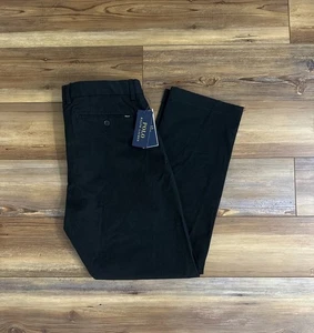 Polo Ralph Lauren Chinohose Herren 32 x 30 schwarz Kernauffüllung klassische Passform neu mit Etikett $ 138 - Bild 1 von 17