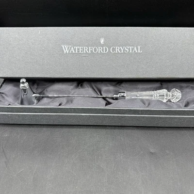 Vintage Waterford Crystal Lismore Candle Snuffer w/ Box Hostess Gift Ball Finial - Image 1 of 4
