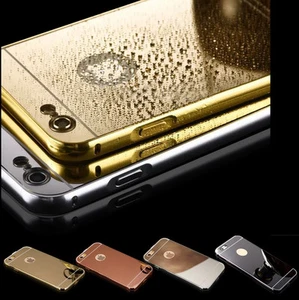 Luxus Aluminium Metall Spiegel Bumper Alu Case Cover Tasche Schutz Hülle Rahmen - Bild 1 von 22