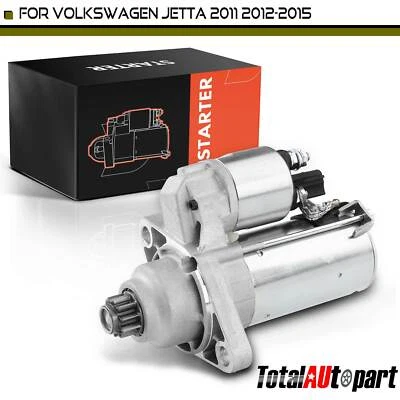 Motor De Arranque Para Volkswagen Jetta 2011-2015 2.0L Transmisión Manual 1.0KW 12V CCW 10T Foto 1 de 4