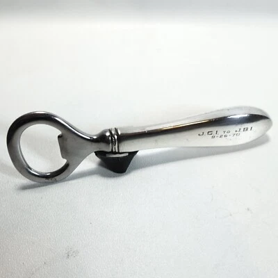 Abridor de botellas vintage de plata esterlina 925 con monograma 1970 de R. Blackinton & Co. Foto 1 de 4