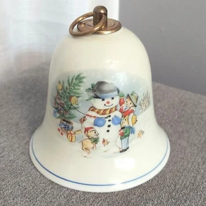 Vth Konitz Musical Christmas Bell Plays White Christmas Porcelain Germany - Picture 1 of 7