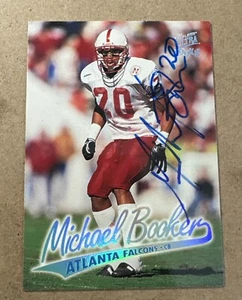 1997 Ultra #177 MICHAEL BOOKER Autographed SIGNED Card - Atlanta Falcons - Picture 1 of 1