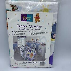 Winnie the Pooh diaper stacker patchwork pooh new sealed￼