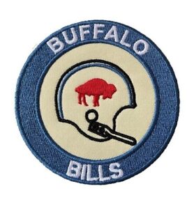 NFL Patch - Buffalo Bills patch Vintage Embroidered Patch 3” ( Pack of 2 Pcs )