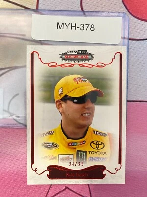 KYLE BUSCH 2012 PRESS PASS SHOWCASE #7 RED /25 - Image 1 of 2