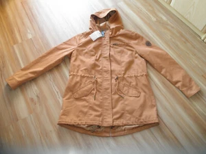 NEU !! Mantel Damen Jacke Parka von ONLY, Gr. S wie 40/42, ocker/zimt,Kapuze. - Bild 1 von 13