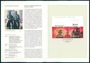 DEUTSCHE POSTMAPPE 2004/12 THEATER WILHELM TELL FAUST - Bild 1 von 4