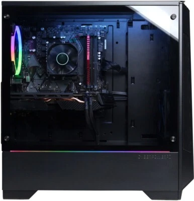 CyberPowerPC - Gaming Desktop - AMD Ryzen 5 3600 - 8GB RAM - AMD Radeon RX 580 - Image 1 of 4