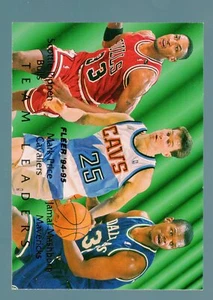 1994-95 Fleer Team Leaders #2 Scottie Pippen Mark Price Jamal Mashburn - Picture 1 of 2