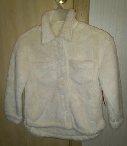 Children's Sherpa Shacket Large 10-12 New! Cream Very Soft!!! Wonder Nation - Picture 1 of 3