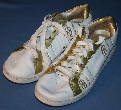 Zapatillas deportivas Marc Ecko rojas talla 9 blancas/doradas Gramercy Cabrini Foto 1 de 4