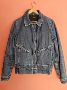APC A.P.C. Paris vintage jeansjacke herren jeans jacke Gr. M blau - Bild 1 von 6