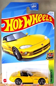 2024 Hot Wheels #218 HW Exotics 6/10 '92 DODGE VIPER RT/10 Yellow w/Gray Pr3 Sp - Picture 1 of 5