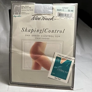 Nice Touch Shaping/Control Gray Size C Vintage Hug-alon - Picture 1 of 5