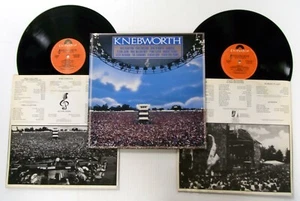 KNEBWORTH 2xLP Live 1990 PINK FLOYD Dire Straits GENESIS Phil Collins VG+ vinyl - Picture 1 of 5