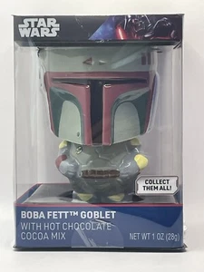Star Wars Boba Fett Galerie Ceramic Goblet w/ Chocolate Fudge Cocoa Mix, 1 Oz - Picture 1 of 8