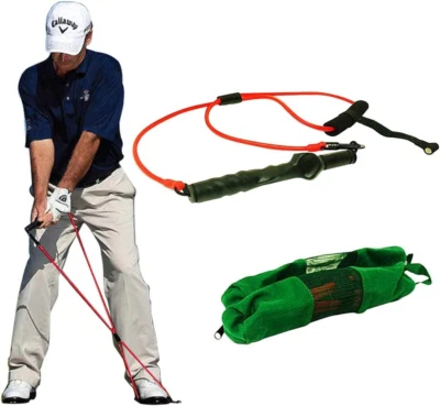 KIKIGOAL Golf Exerciser Resistance Bands Exercise Fitness or Pilates Workout Gym