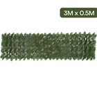 3m 6m Artificial Hedge Ivy Leaf Garden Fence Roll Privacy Screen Balcony Cover++