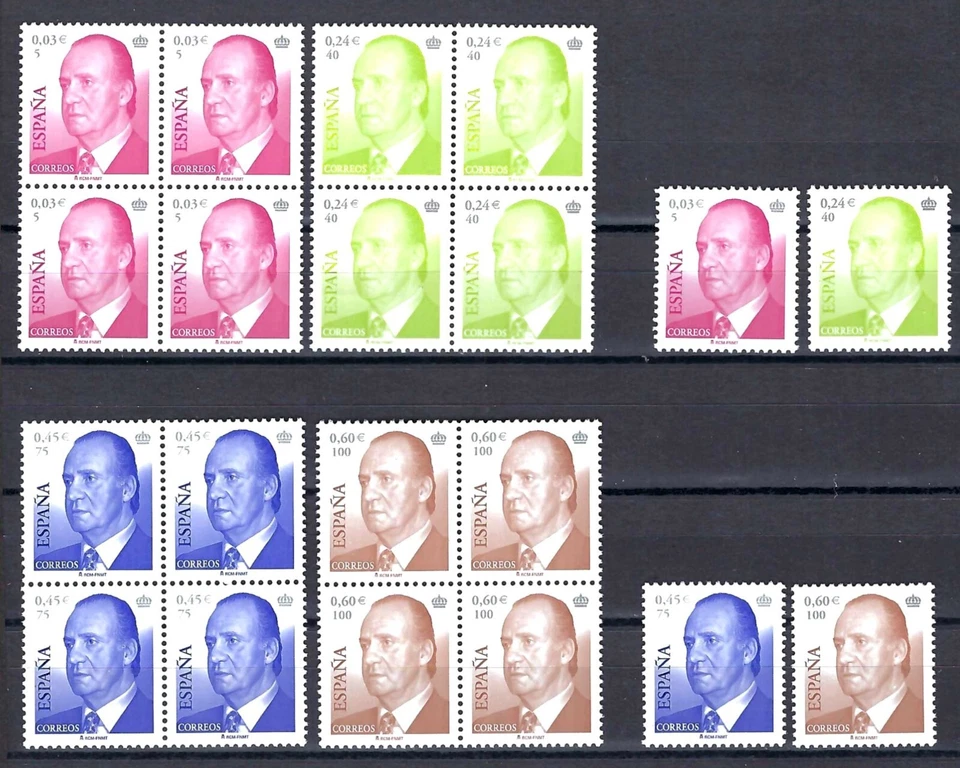 Sellos de España 2001  BLOQUE DE 4+ 1 SERIE NUEVO** - Imagen 1 de 1