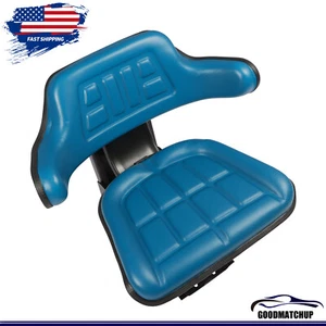 For Ford 2000 2600 2610 3000 4000 3600 4600 3910 Blue Tractor Suspension Seat - Picture 1 of 9