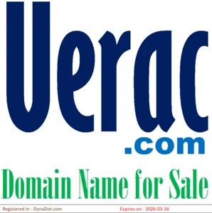Website Domain Name for Sale- Uerac.com -5 Letters-Premium Brand Logo-Make Money - Picture 1 of 1