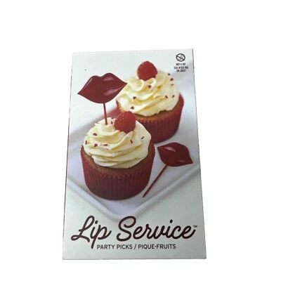 Genuino Fred LIP SERVICE Pucker Party Picks, Juego de 18 Foto 1 de 3