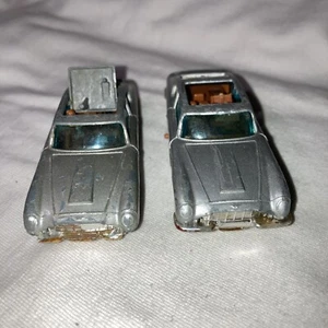 HUSKY ASTON MARTIN DB5 JAMES BOND 007 DIECAST CARS X2 SCALE 1:64 Ish 7cm USED - Picture 1 of 12