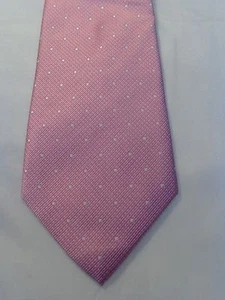 EAGLE WINGS MENS TIE PINK WITH WHITE 3.75 X 59 - Picture 1 of 4